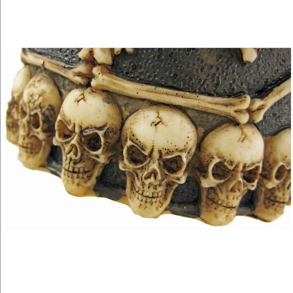 Skull Beer Mug Stein Stainless Steel Skulls Decor - Picture 5 of 5